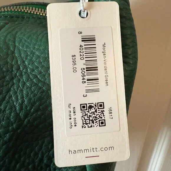 Hammitt Morgan Verdant Green Croissant Shoulder/Crossbody Bag New - Picture 4 of 8